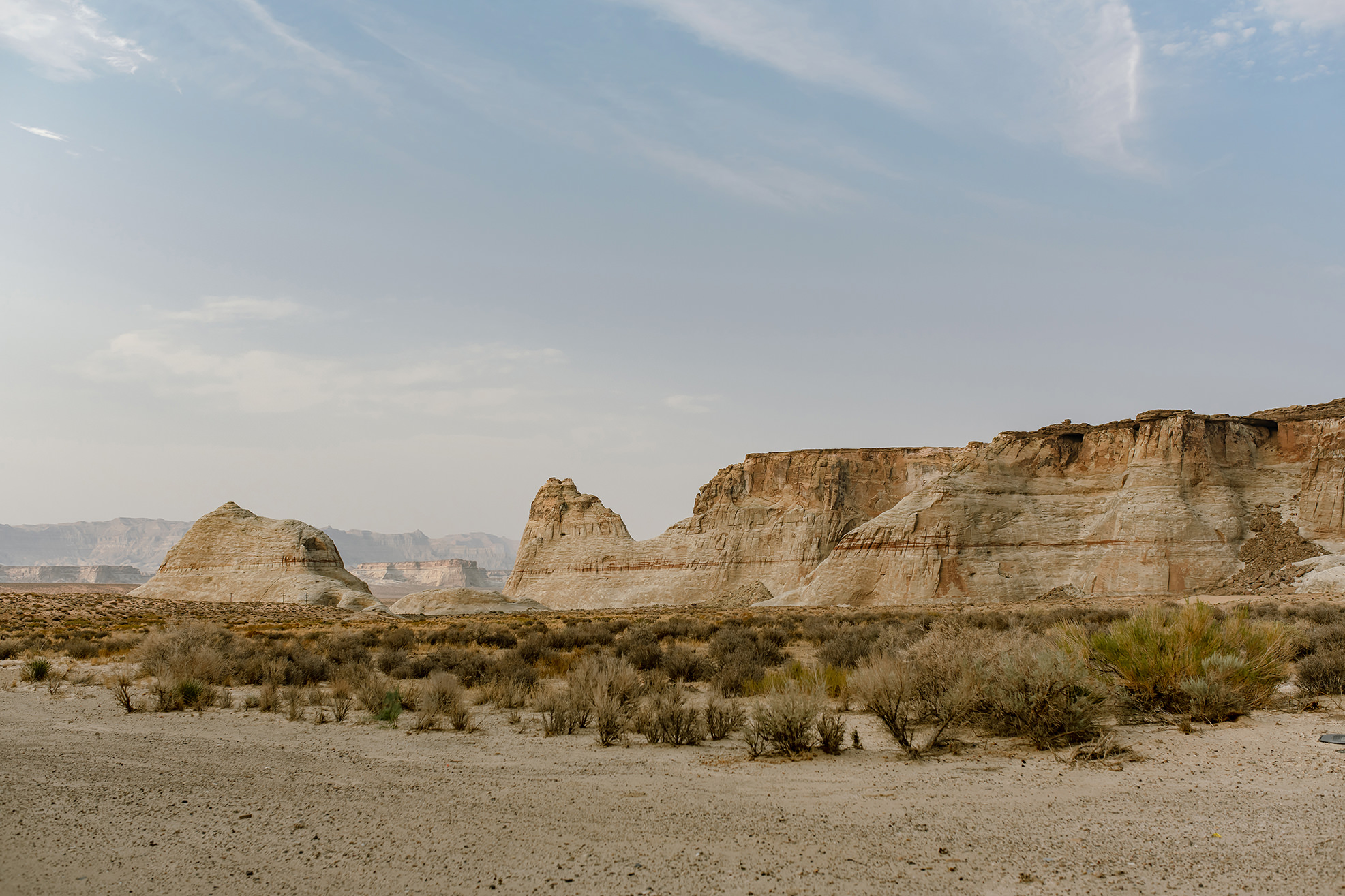 A landscape of the souther Utah desert.