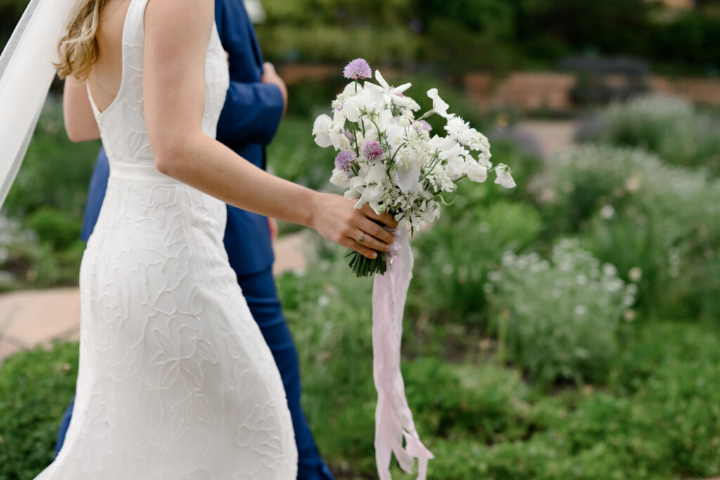 spring wedding at red butte gardens in utah