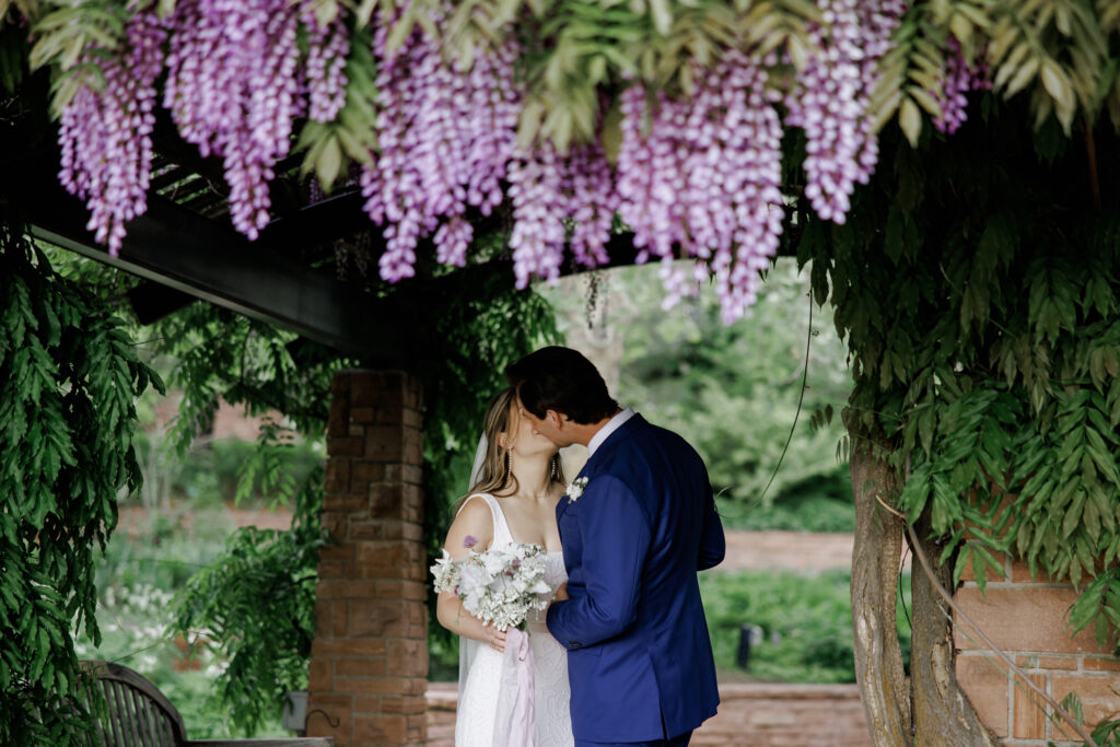 spring wedding at red butte gardens in utah