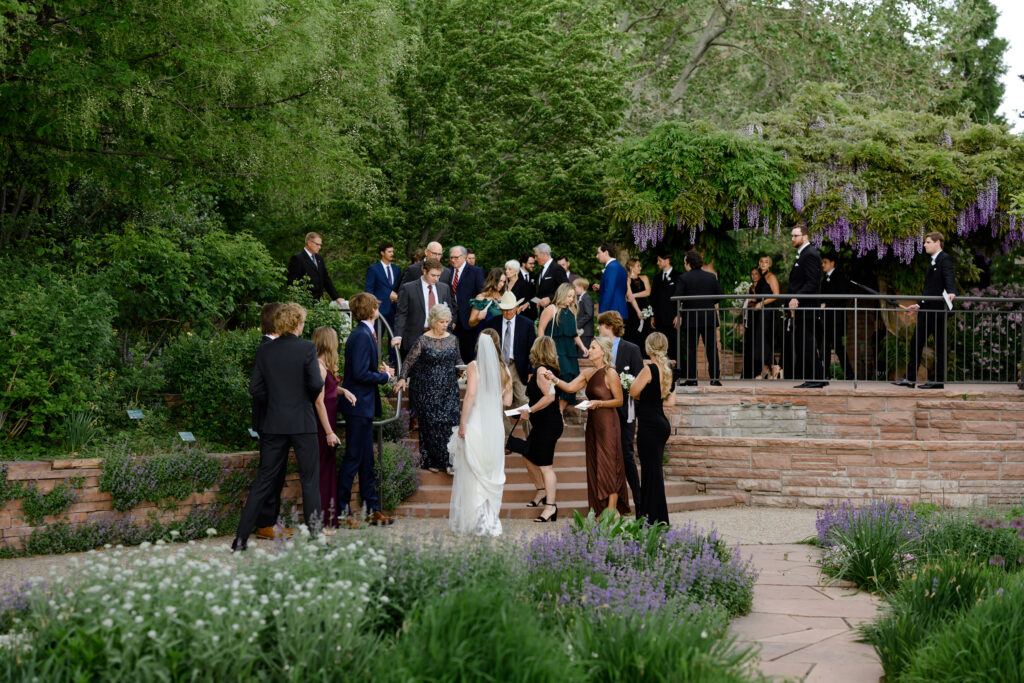 spring wedding at red butte gardens in utah