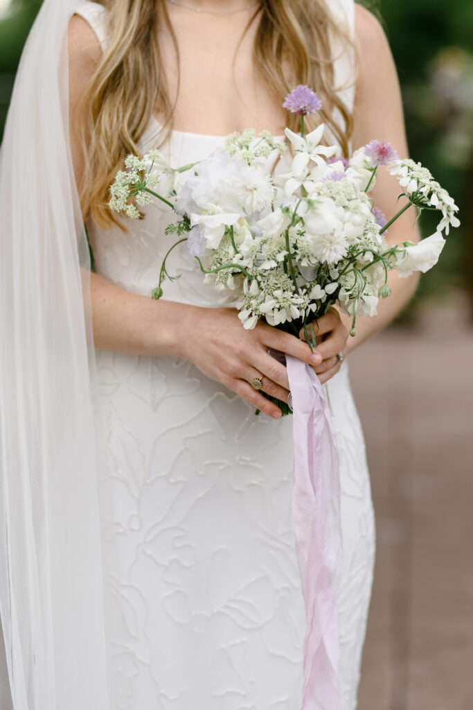 spring wedding at red butte gardens in utah