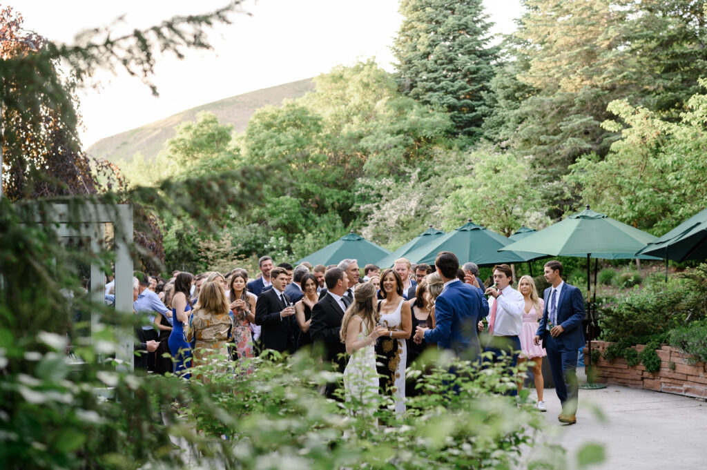 spring wedding at red butte gardens in utah