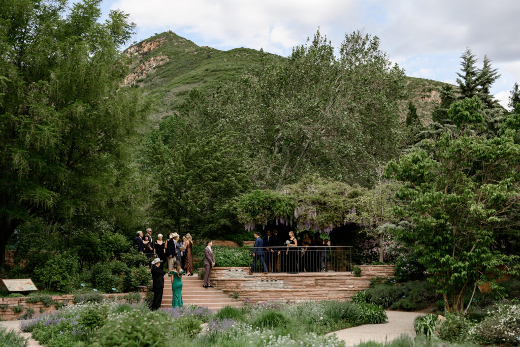 spring wedding at red butte gardens in utah