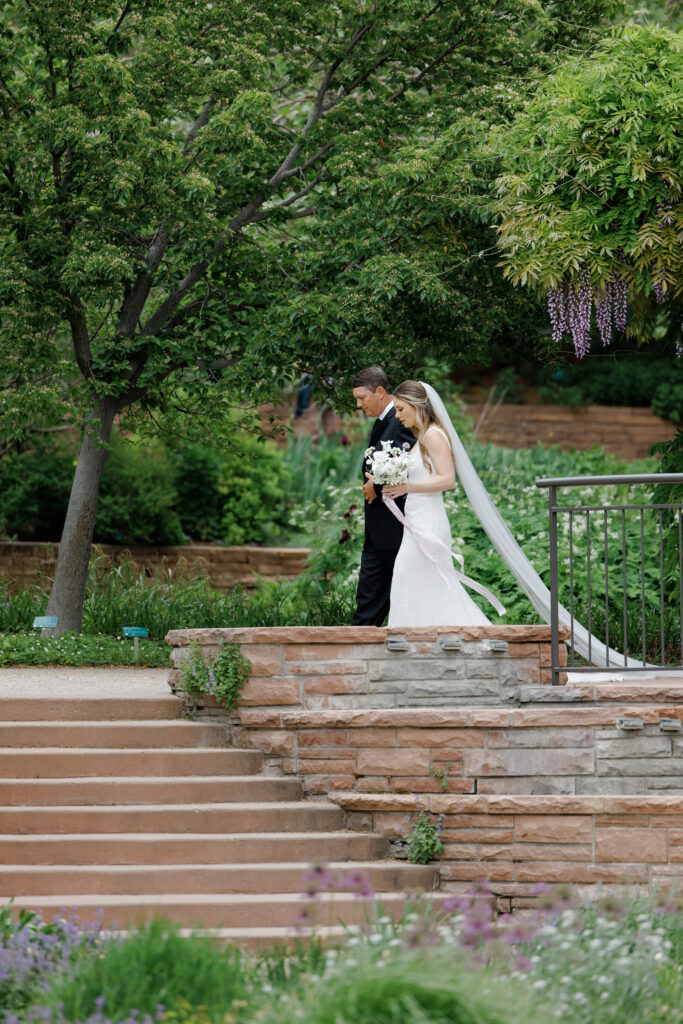 spring wedding at red butte gardens in utah