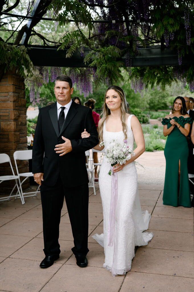 spring wedding at red butte gardens in utah