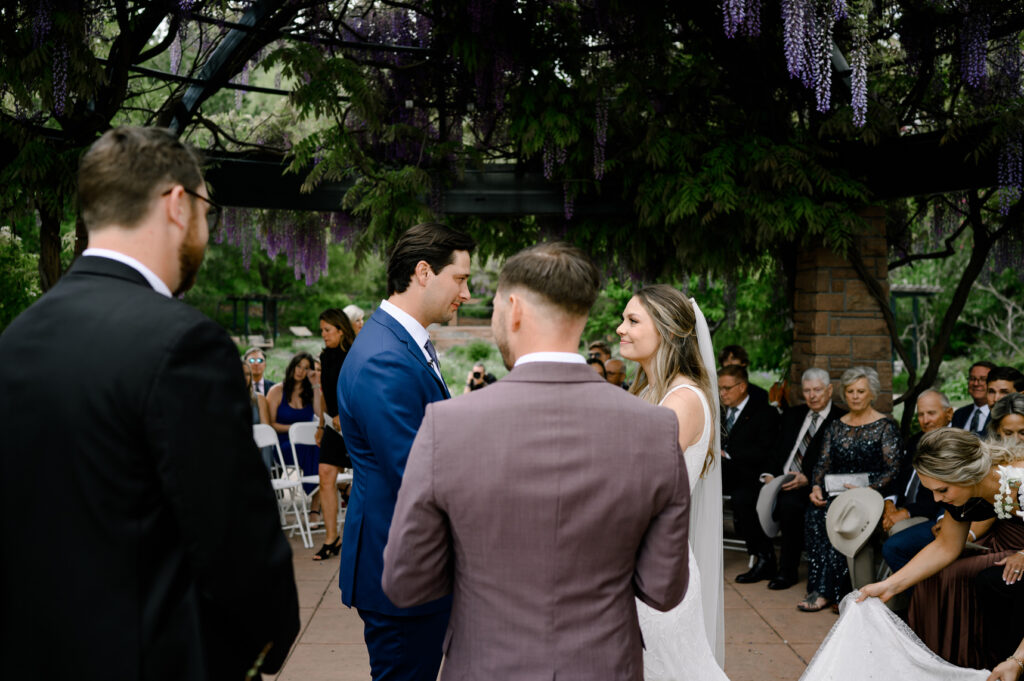 spring wedding at red butte gardens in utah