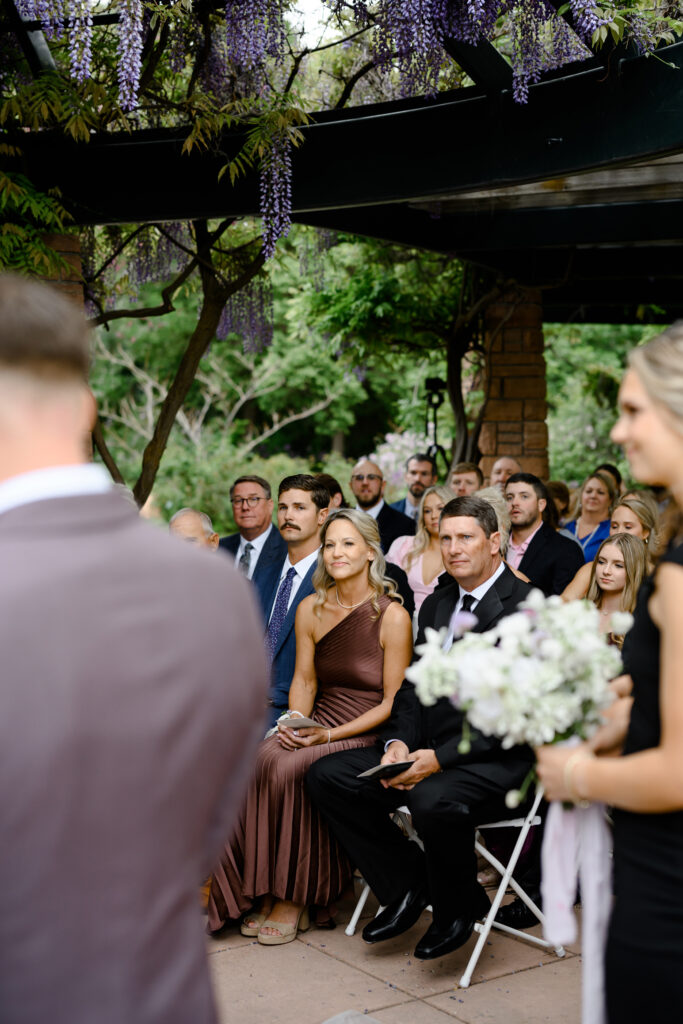 spring wedding at red butte gardens in utah