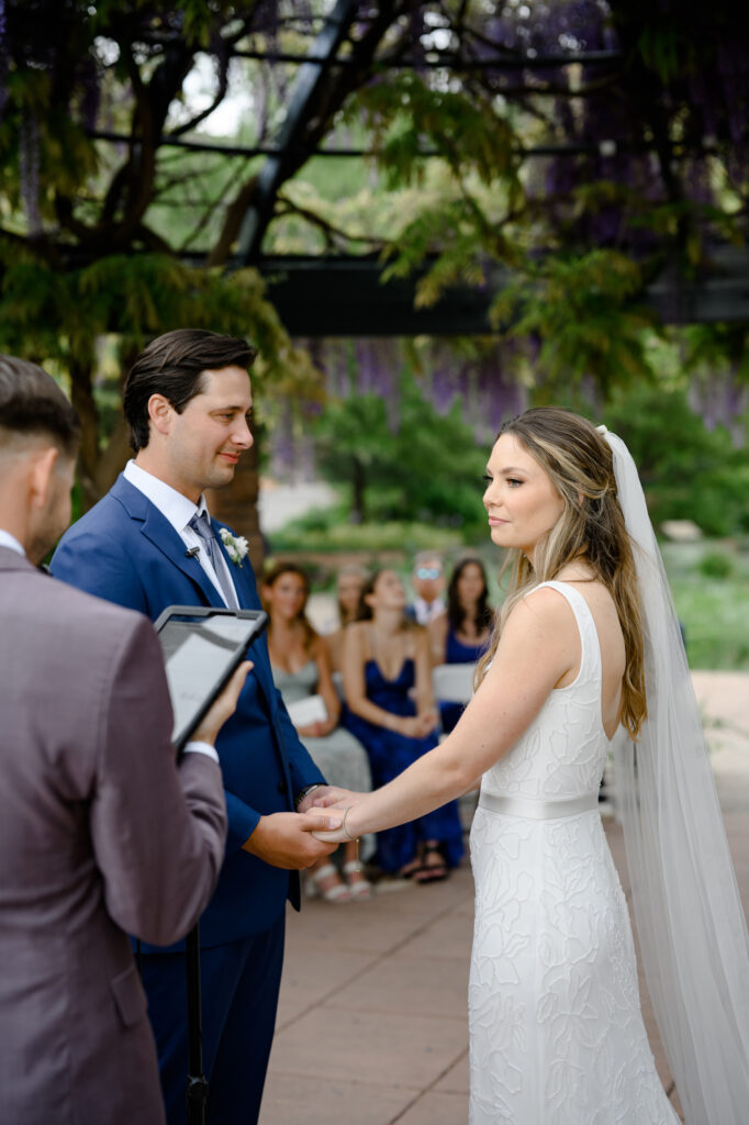 spring wedding at red butte gardens in utah