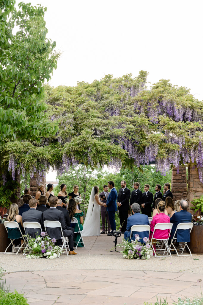 spring wedding at red butte gardens in utah