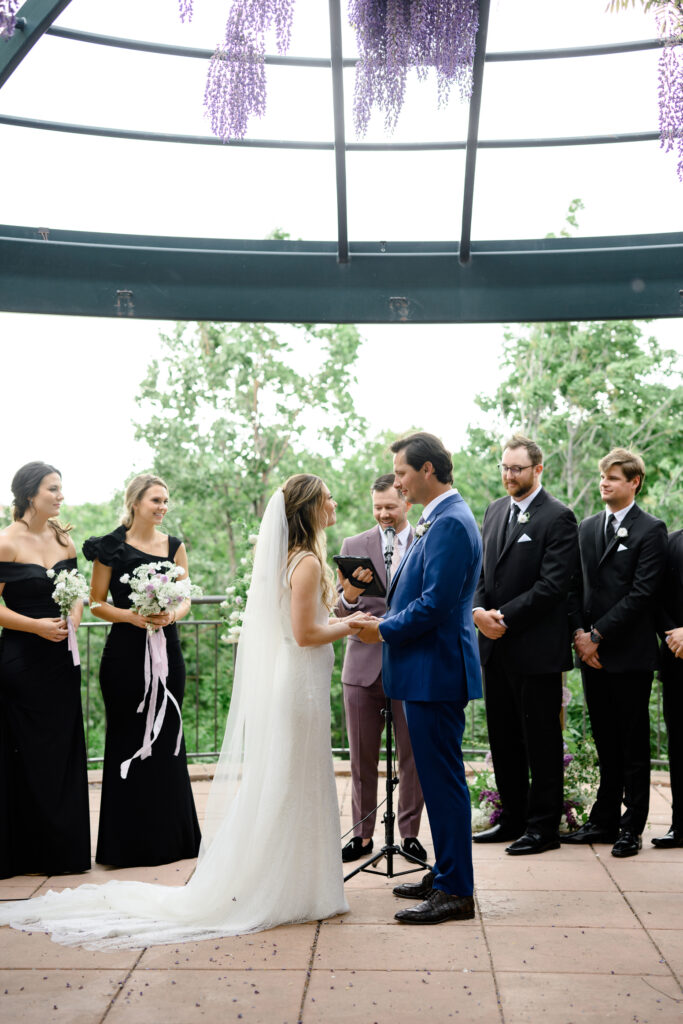 spring wedding at red butte gardens in utah