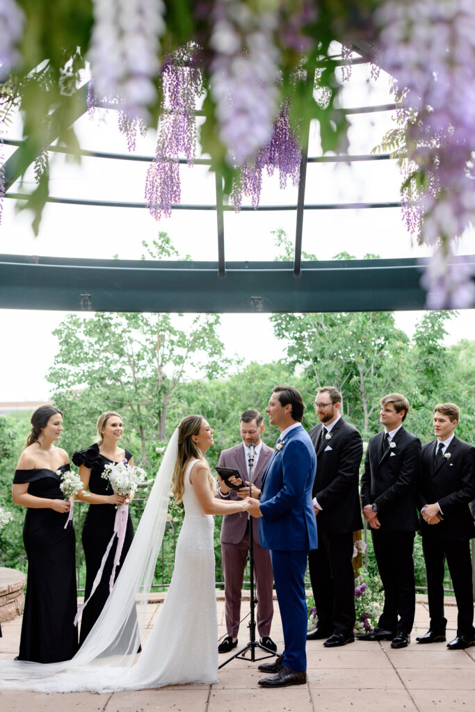 spring wedding at red butte gardens in utah