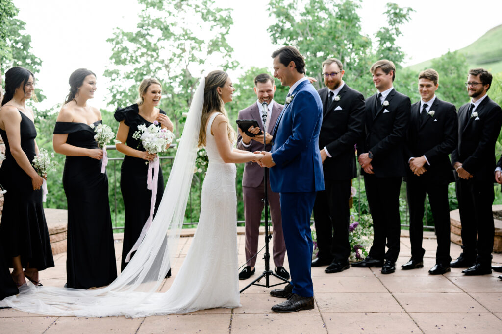 spring wedding at red butte gardens in utah