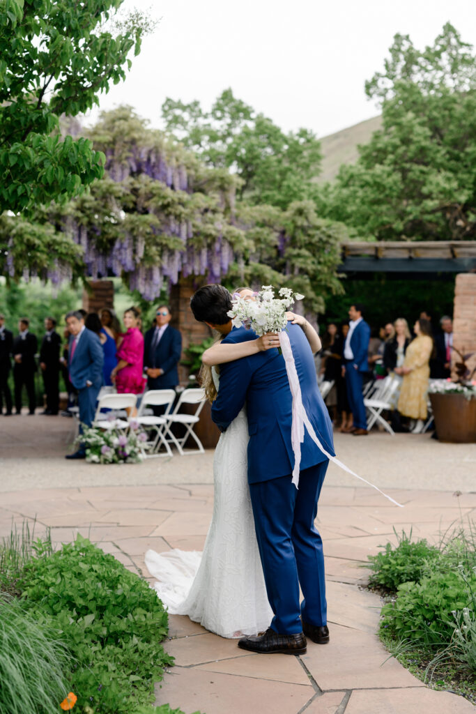 spring wedding at red butte gardens in utah