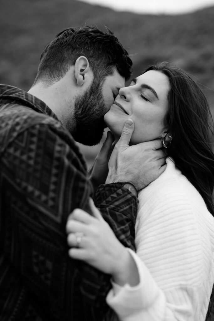 A couple together in the Park City Mountains